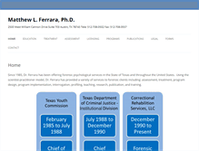 Tablet Screenshot of doctorferrara.com